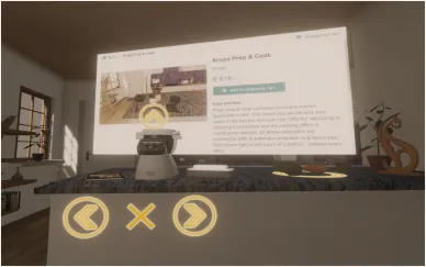 Teaser image: Interactive product presentation in an immersive environment: The influence of functional control on hedonic aspects
