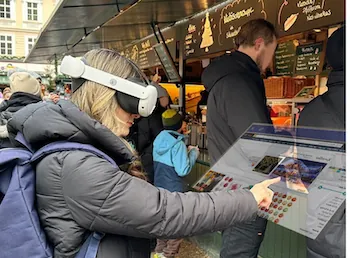 Teaser image: Exploring AR In-the-Wild: An Autoethnographic Study at a Christmas Market