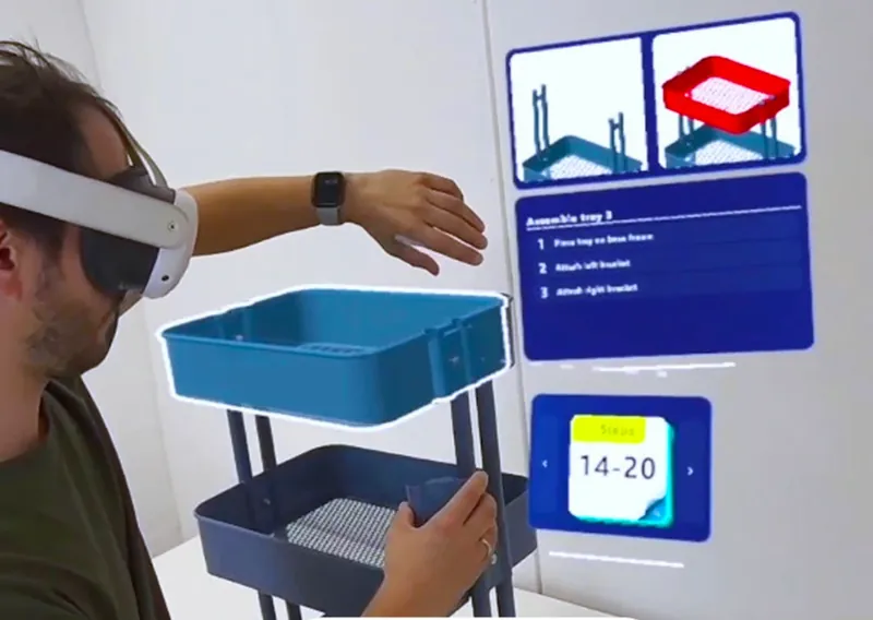 Teaser image: Augmented Reality Action Summaries for Situated Instructions of Repetitive Tasks